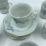 6 vintage cups and saucers