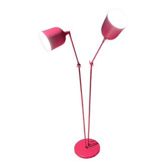 Lampadaire design TWIN rose en metal