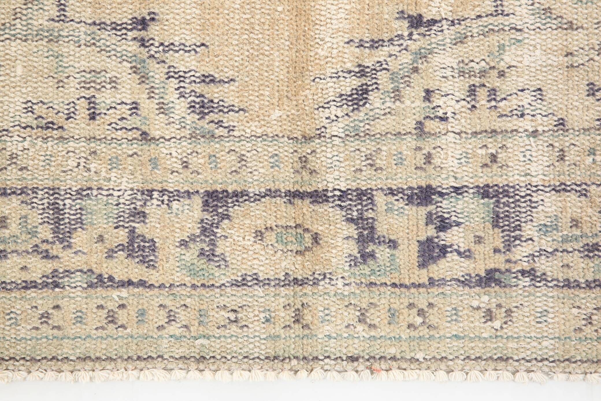 5x9 Beige & Blue Handmade Wool Turkish Rug, 166x272Cm SK 2401 FREE SHIPPING