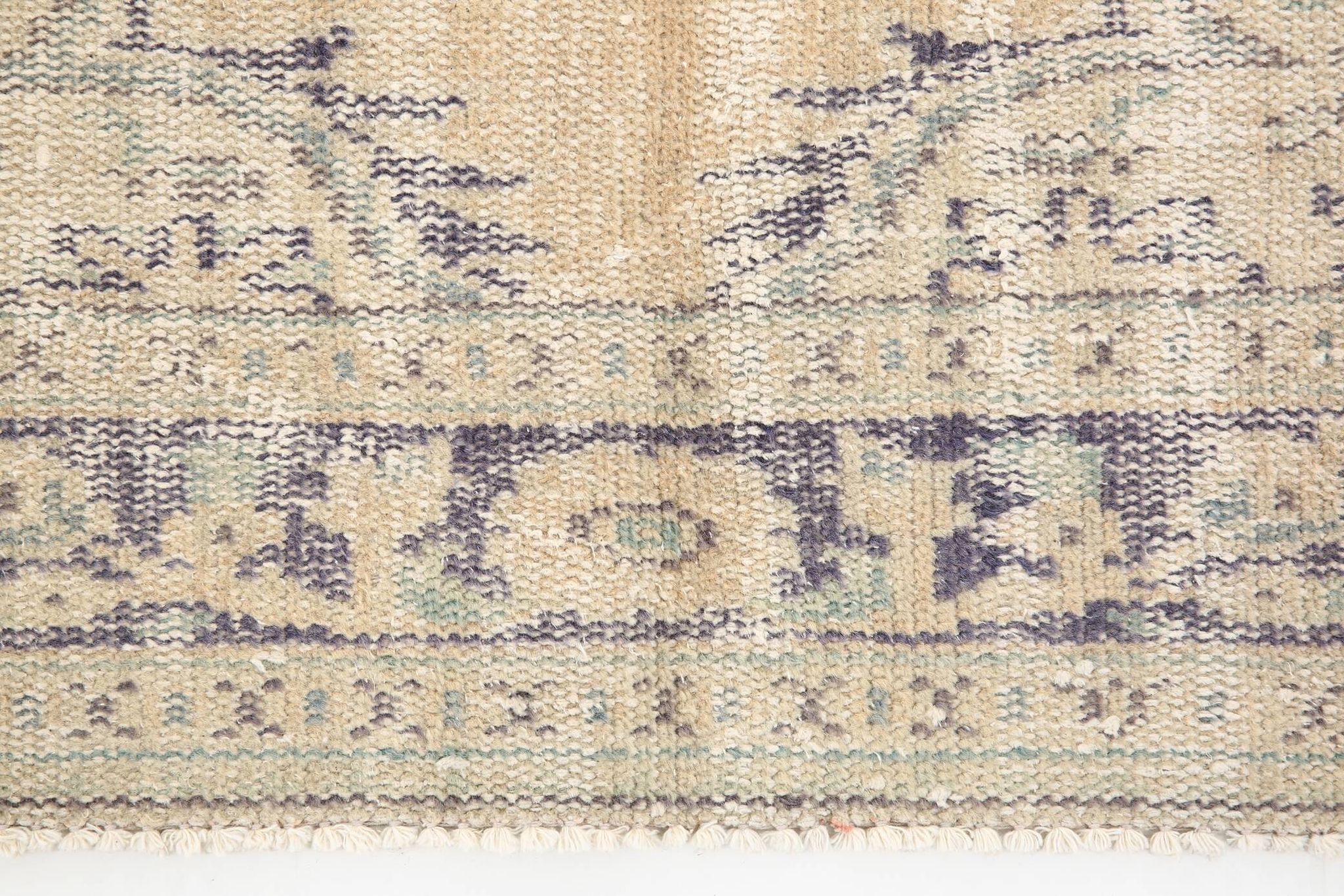 5x9 Beige & Blue Handmade Wool Turkish Rug, 166x272Cm SK 2401 FREE SHIPPING