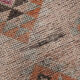 Red and orange vintage runner rug, 370x82cm