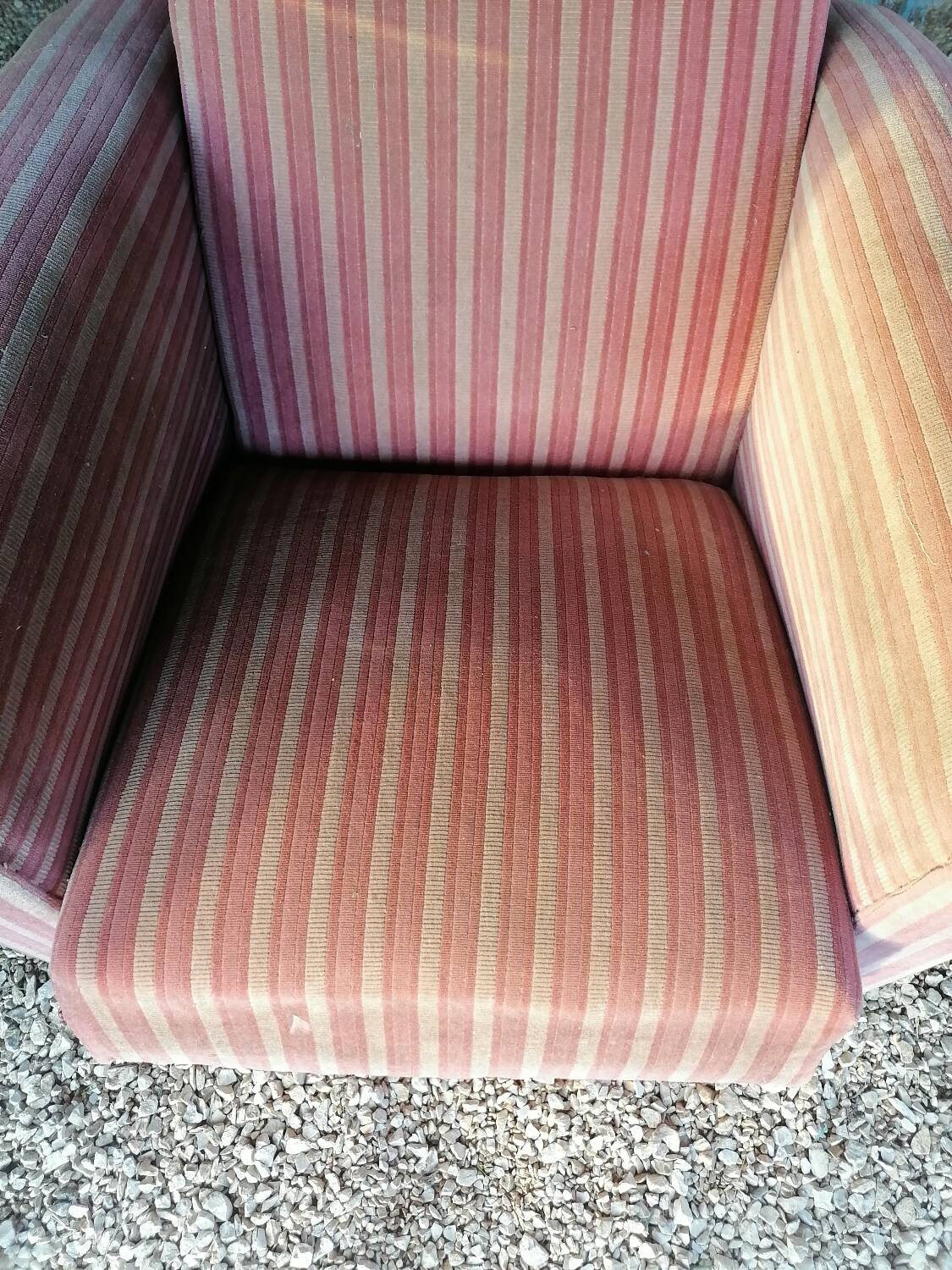 Fabric armchair 1900-1930