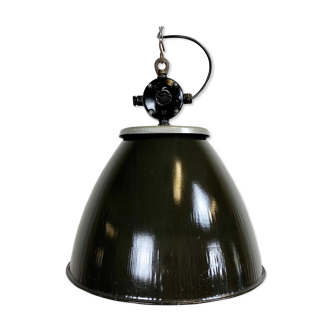 Vintage industrial factory lamp, 1960s