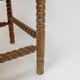 Classic vintage bobbin corner armchair