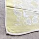 Serviettes de table vintage jaune et blanc