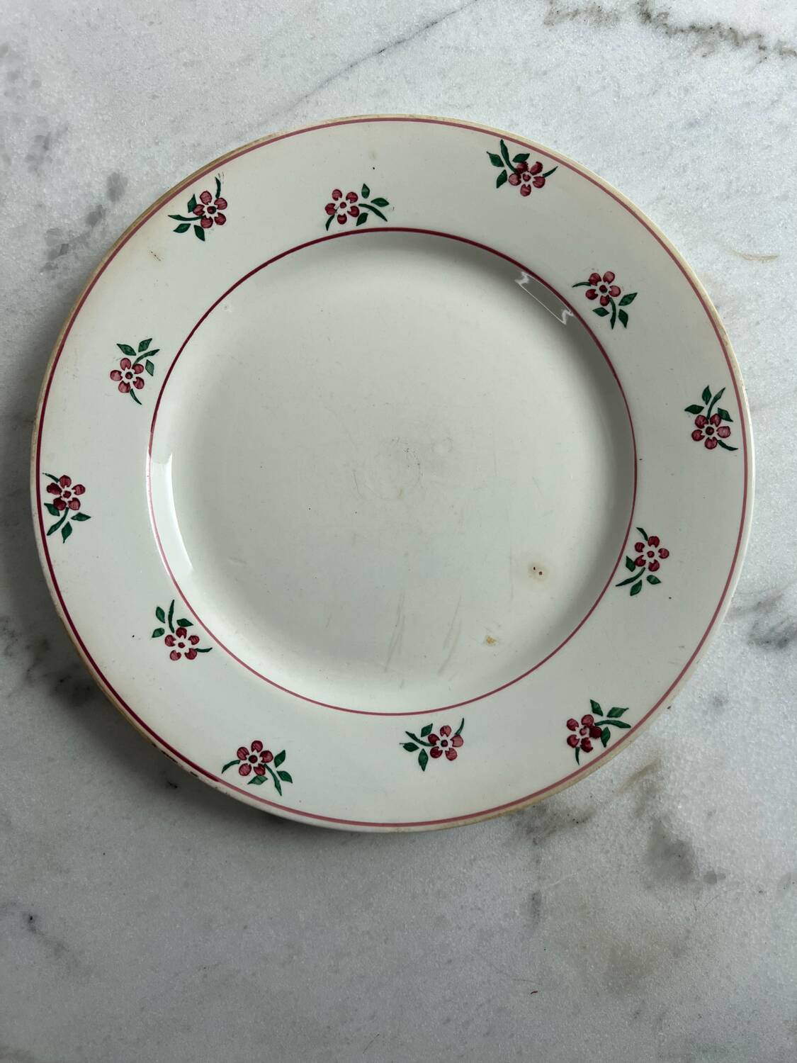 Dinner plate, Digoin, Sarreguemines Solange