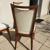 Set of 3 art deco chairs from the 50s