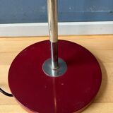 Vintage Wilko Eyeball Floor Lamp in Bordeaux Red | Space Age Lamp