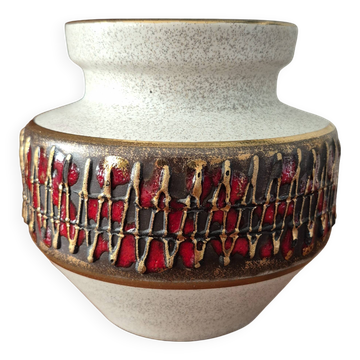 Vase de style Fat Lava West Germany vintage 70's