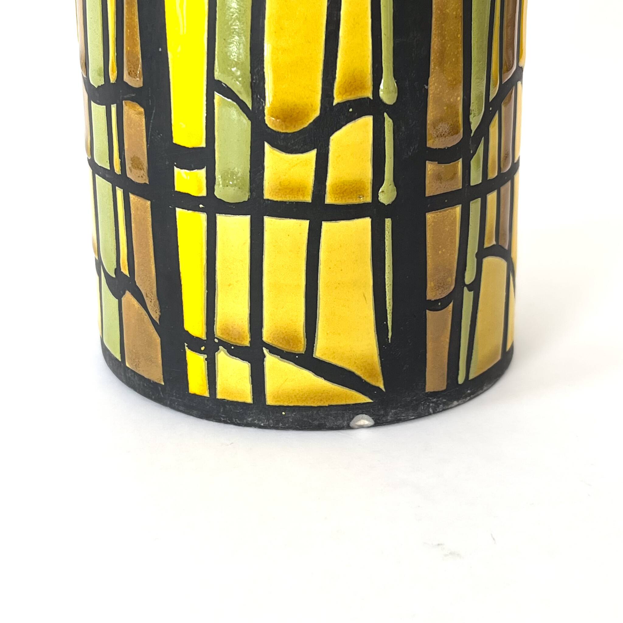 Alvino Bagni roll vase for Raymor – Italian glazed ceramic - MCM