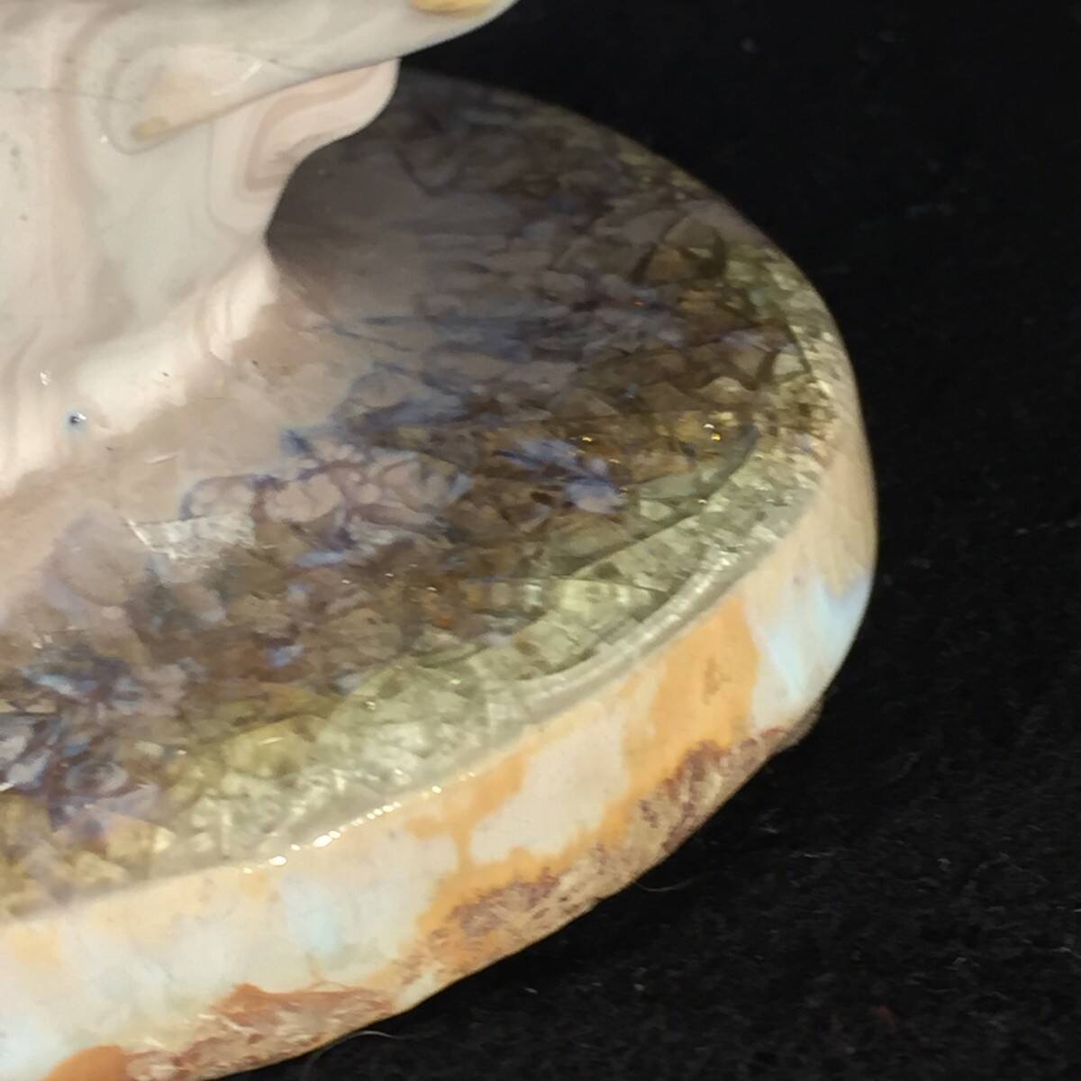 Art Deco ceramic animal sculpture, White Turkey, circa 1930