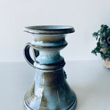 Enamelled ceramic candle holder