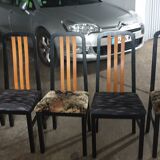 5 chairs design period 70/80