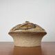Mushroom-shaped ceramic candlestick from mid-century by Haico Nitzsche for Søholm, 1960s.