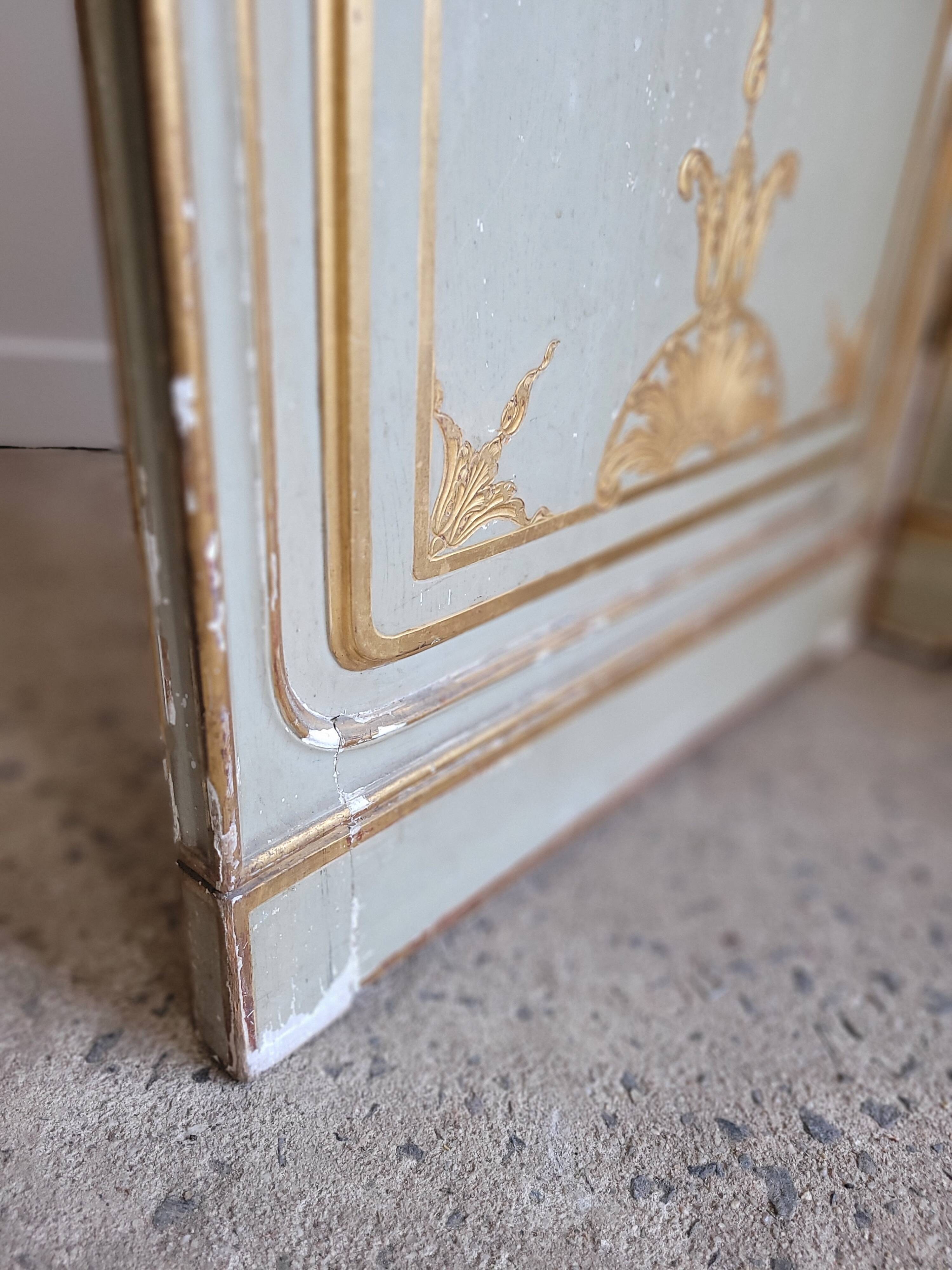 Three-panel screen, early 19th century.