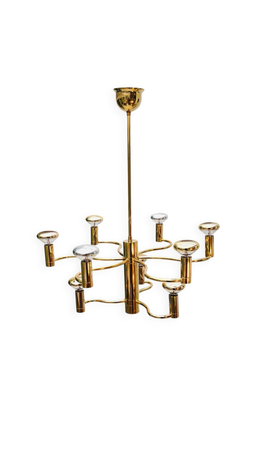 Solid brass chandelier