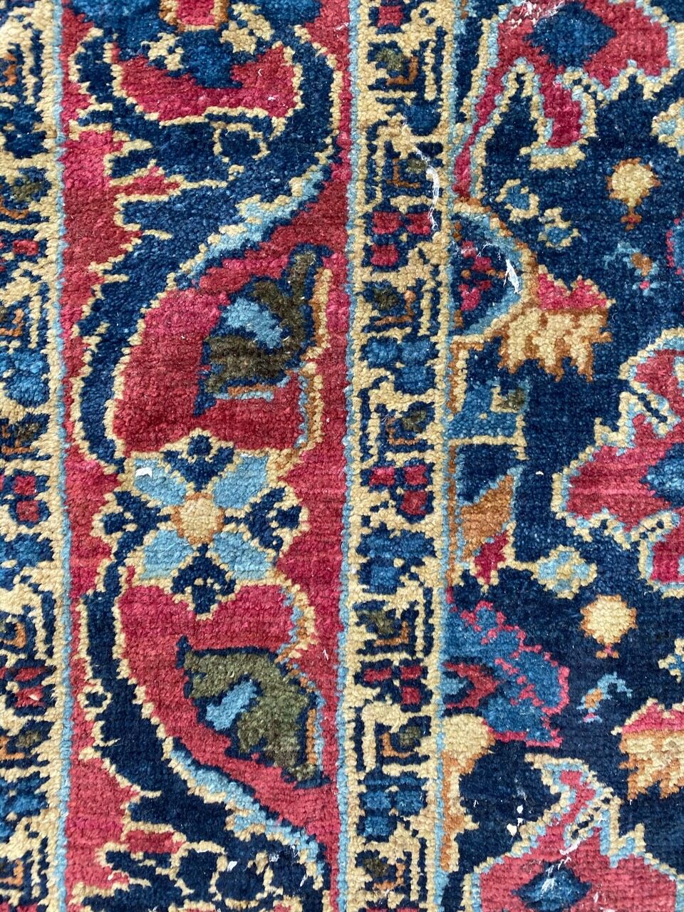 Ancient Persian mahal carpet 102x162 cm