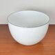 Mid-Century Modern Danish Large White Enamel Bowl, 1960s