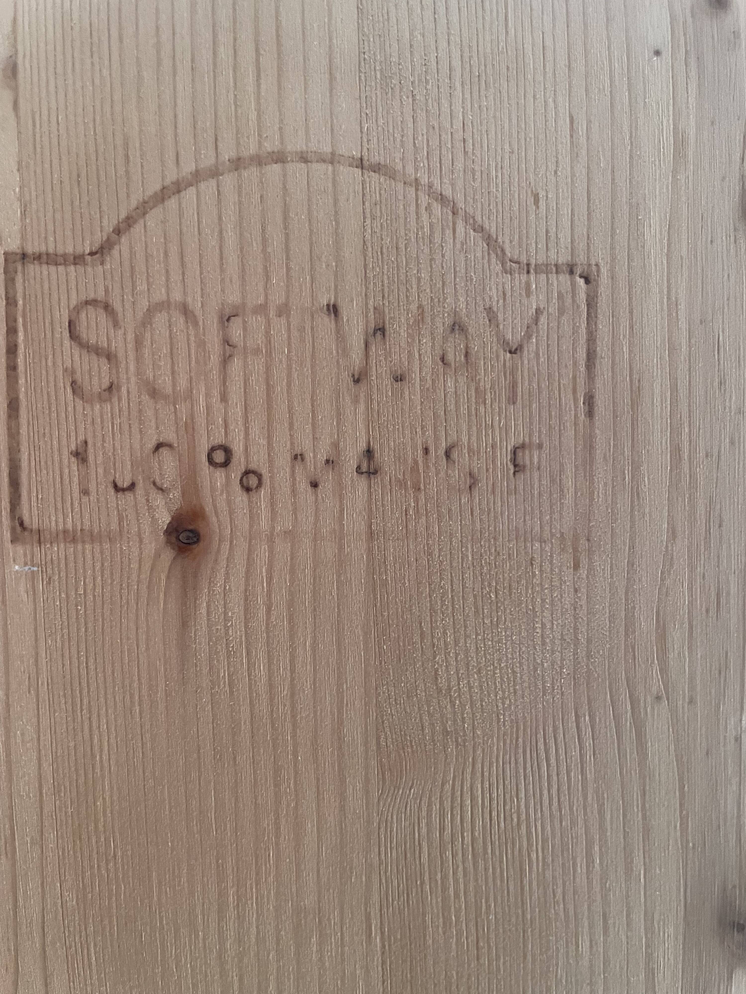 Parisian pine wardrobe