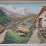 Oil on canvas signed D. Javel