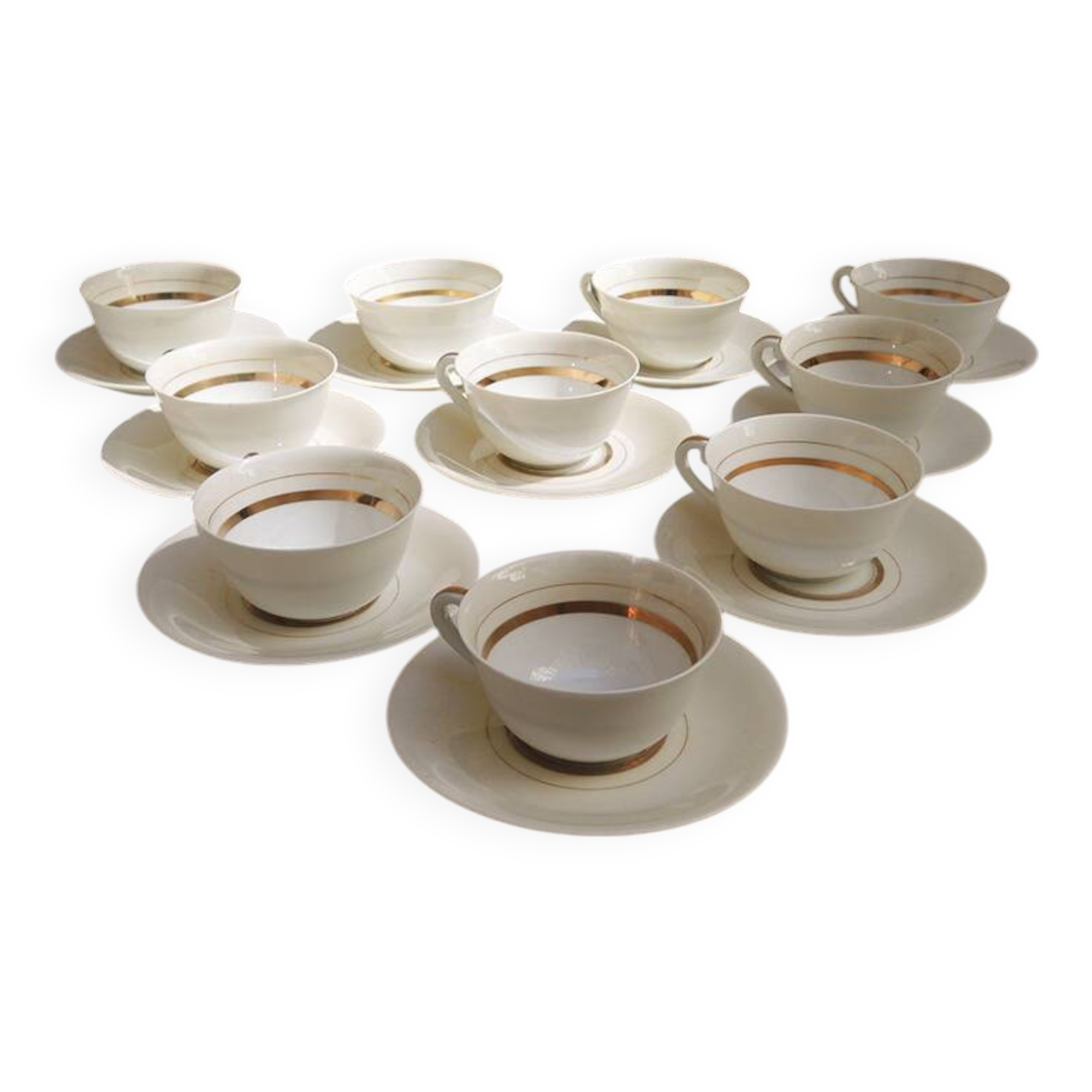 Antique A. Vignaud Porcelain Tea/Coffee Set