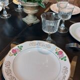 Mismatched vintage dinner plates