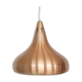 Vintage copper pendant light, Denmark 1960's