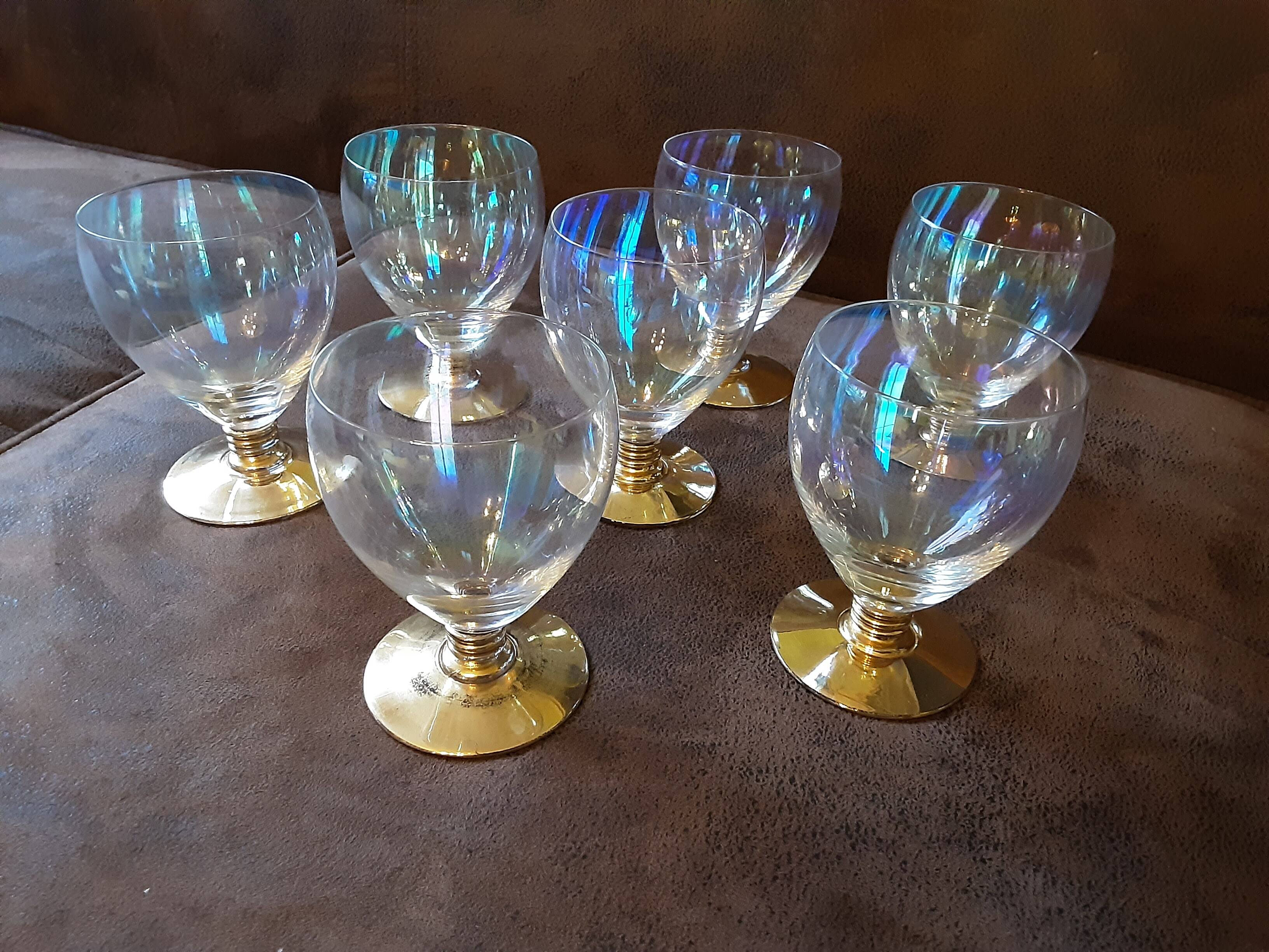 Lot de 8 verres à eau cristal