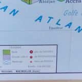 School poster rossignol montmorillon map west central africa n°21-22