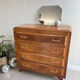 Vintage commode with tapered legs