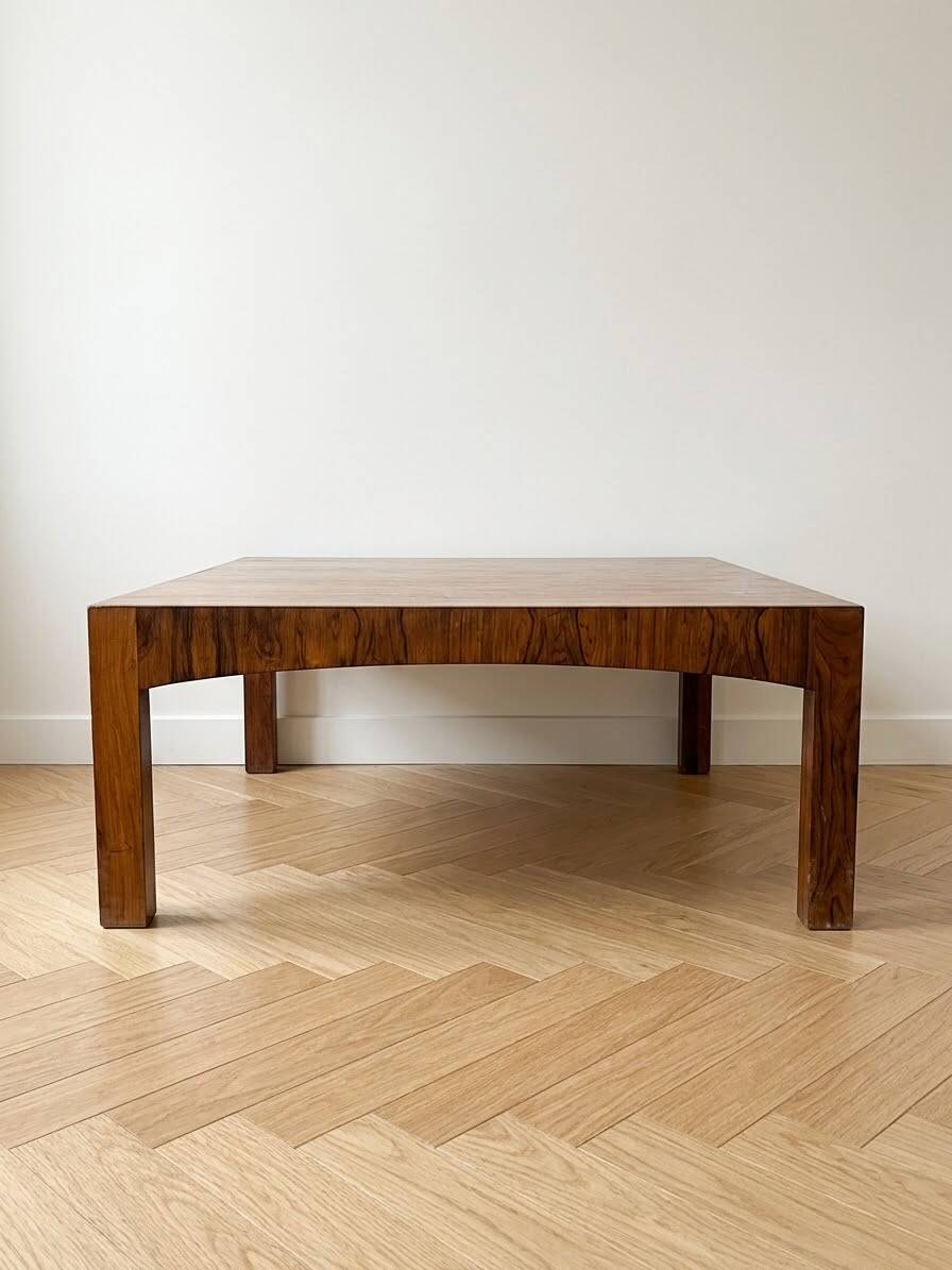 Vintage Scandinavian coffee table in rosewood.