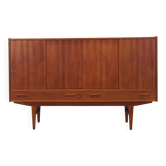 Enfilade en teck, design danois, années 1970, fabriqué par Børge Dam