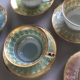 6 tasses à café en porcelaine de Limoges