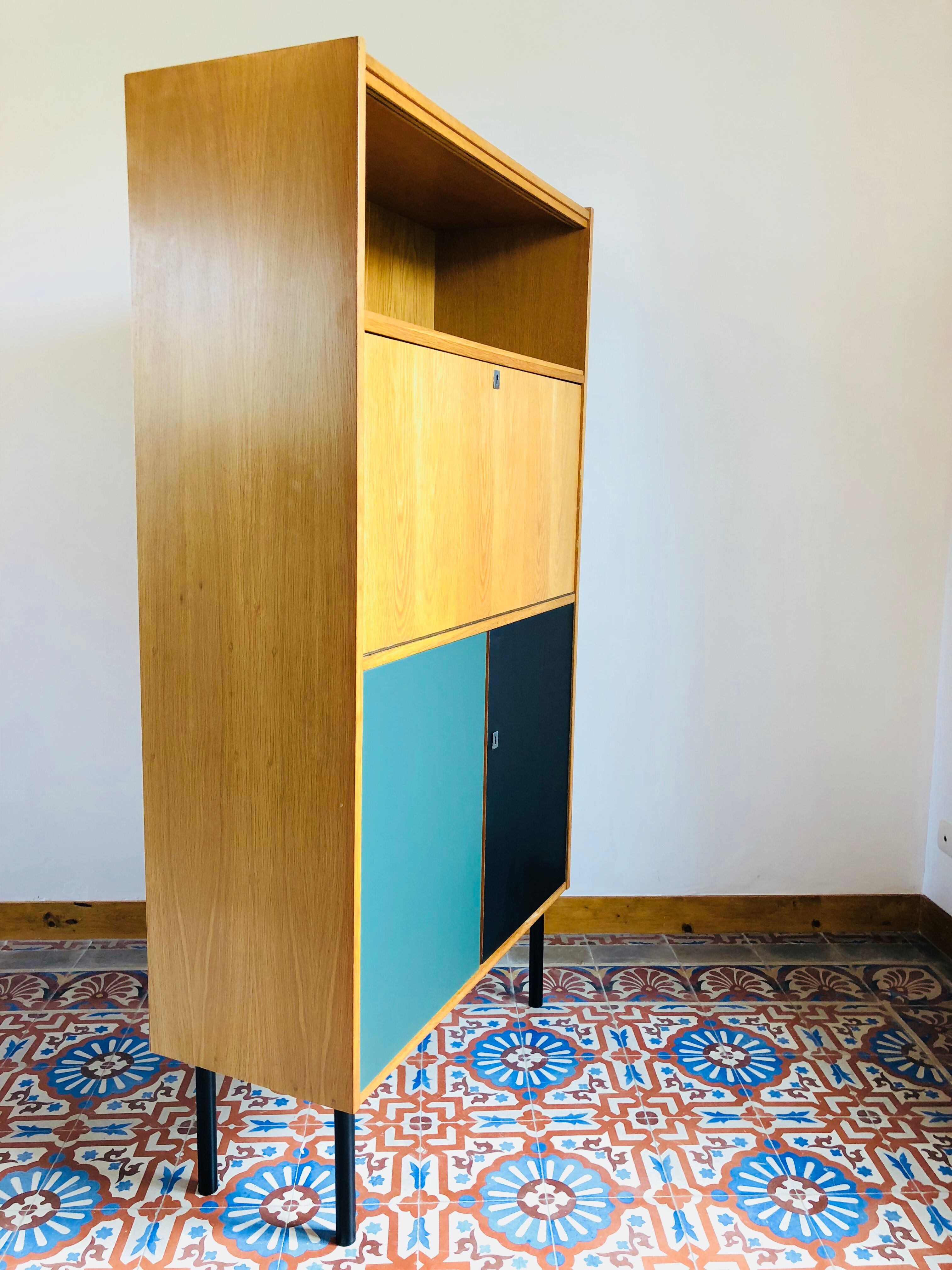 Vintage Secretary in oak 1960