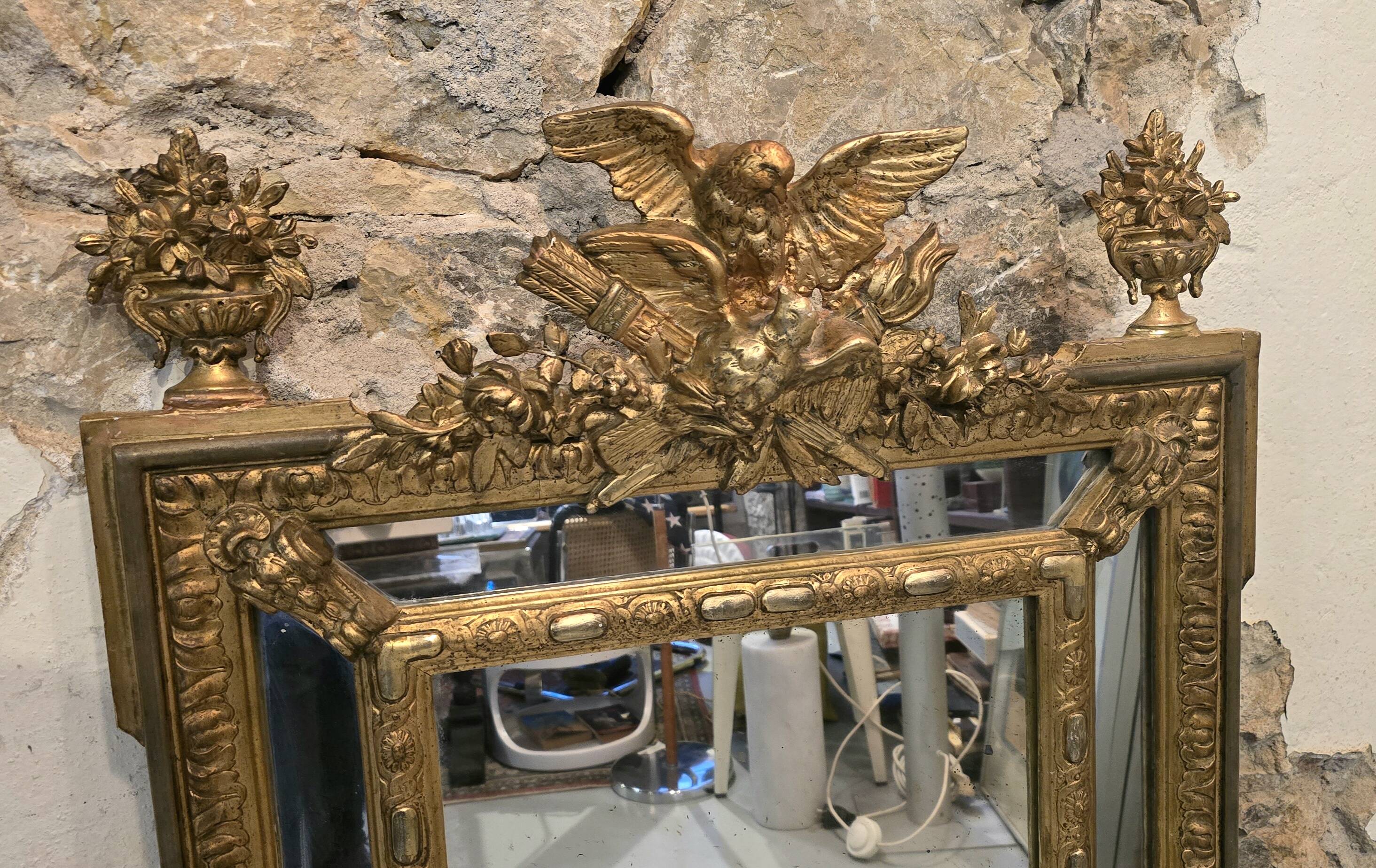 Mirror with parcloses, Napoléon III period