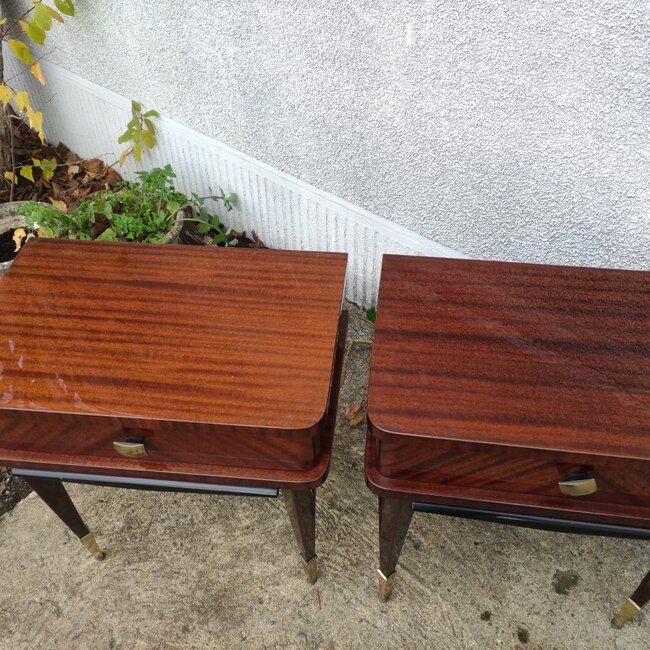 Pair of bedside tables, bedside tables