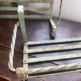 Wrought iron balcony planters