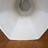 Octagonal vase signed Lallier in Moustier