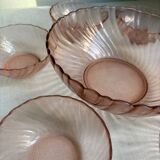 Rosaline Arcoroc salad bowl and bowl set