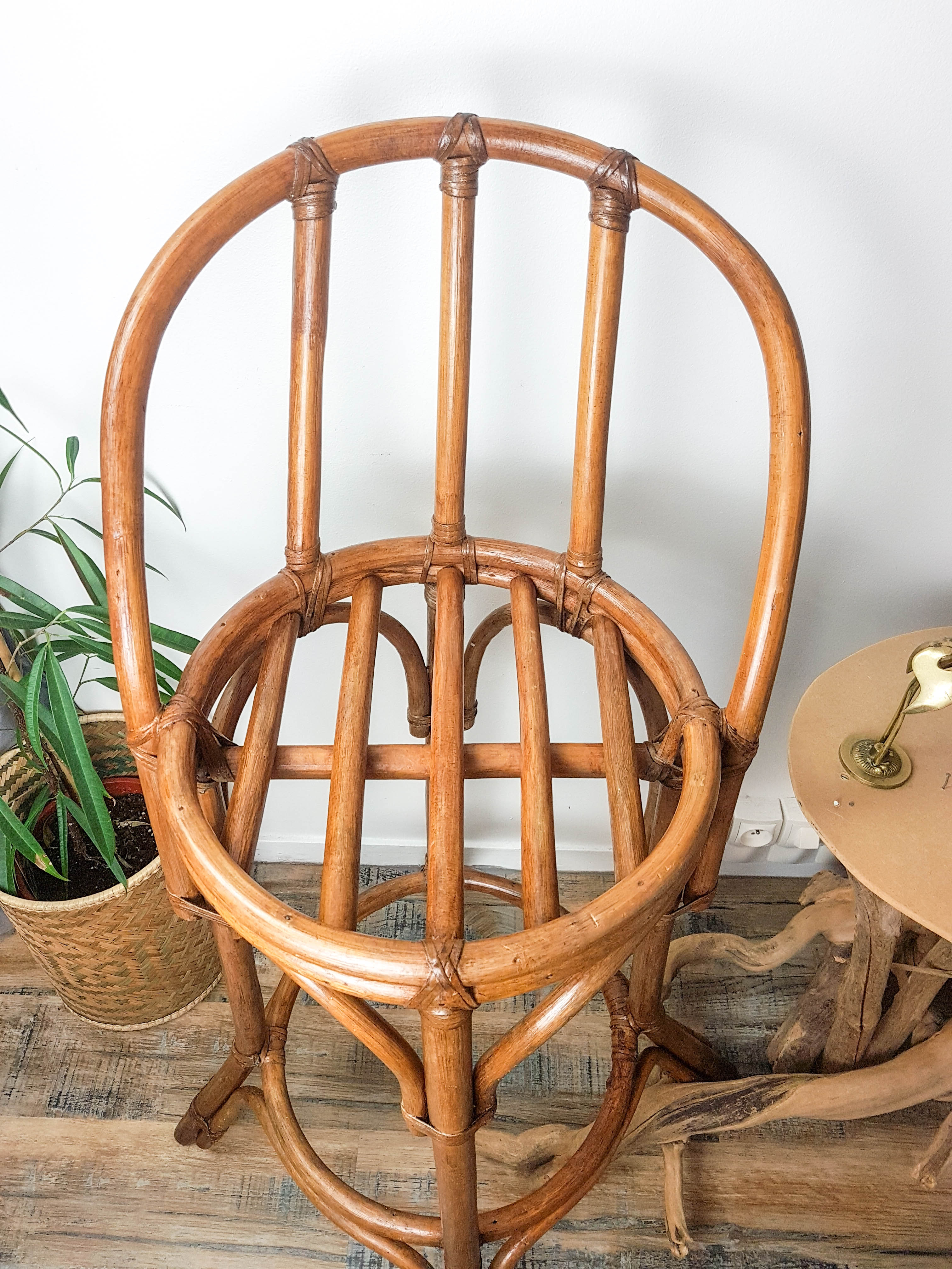Wooden bistro set dime turned Thonet style