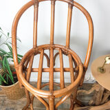 Wooden bistro set dime turned Thonet style