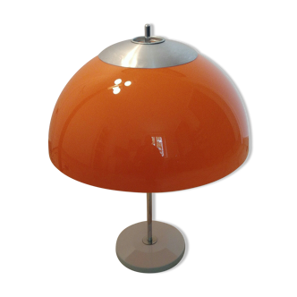 Lampe champignon orange circa 1970