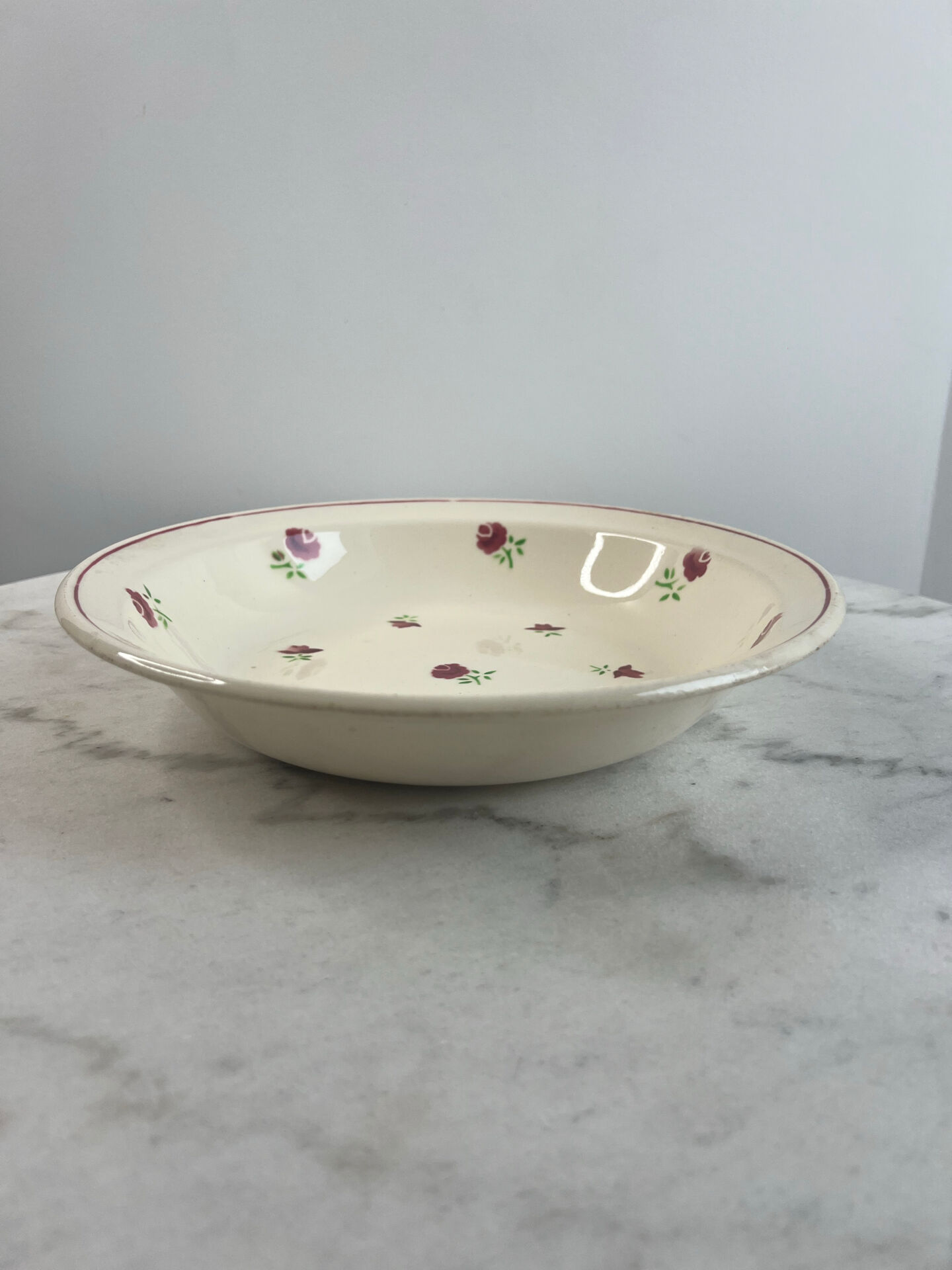 Floral plate Badonviller