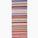 Vintage colourful flat kilim hallway rug 90x306 cm
