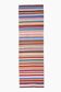 Vintage colourful flat kilim hallway rug 90x306 cm