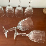 Lot of stemmed glass