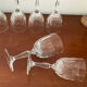 Lot of stemmed glass