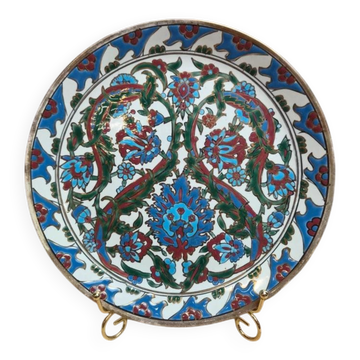 Vintage decorative plate Nassos Rodos-Hellas hand-painted