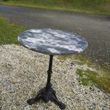 Antique round bistro table