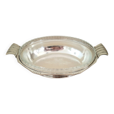 Art Deco silver-plated plate by Durousseau and Raynaud